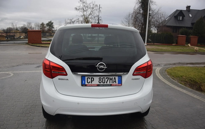 Opel Meriva cena 29900 przebieg: 82900, rok produkcji 2013 z Piekary Śląskie małe 352